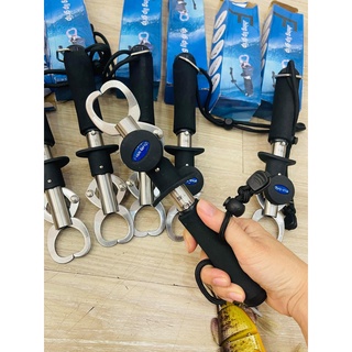 Kìm kẹp cá đa năng có cân, kìm kẹp cá câu lure có thước đo chiều dài anhkhoafishing