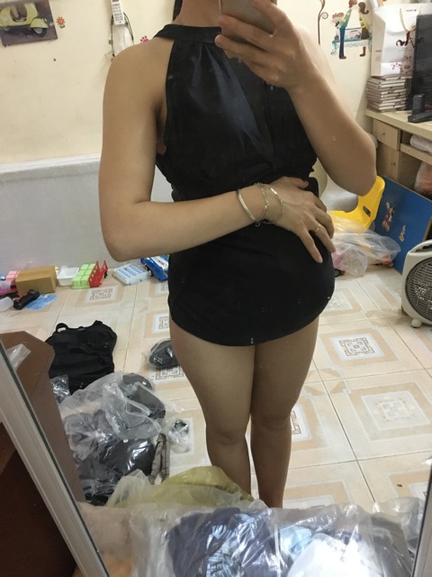 Hình thật -Bikini cho bà bầu MS 01