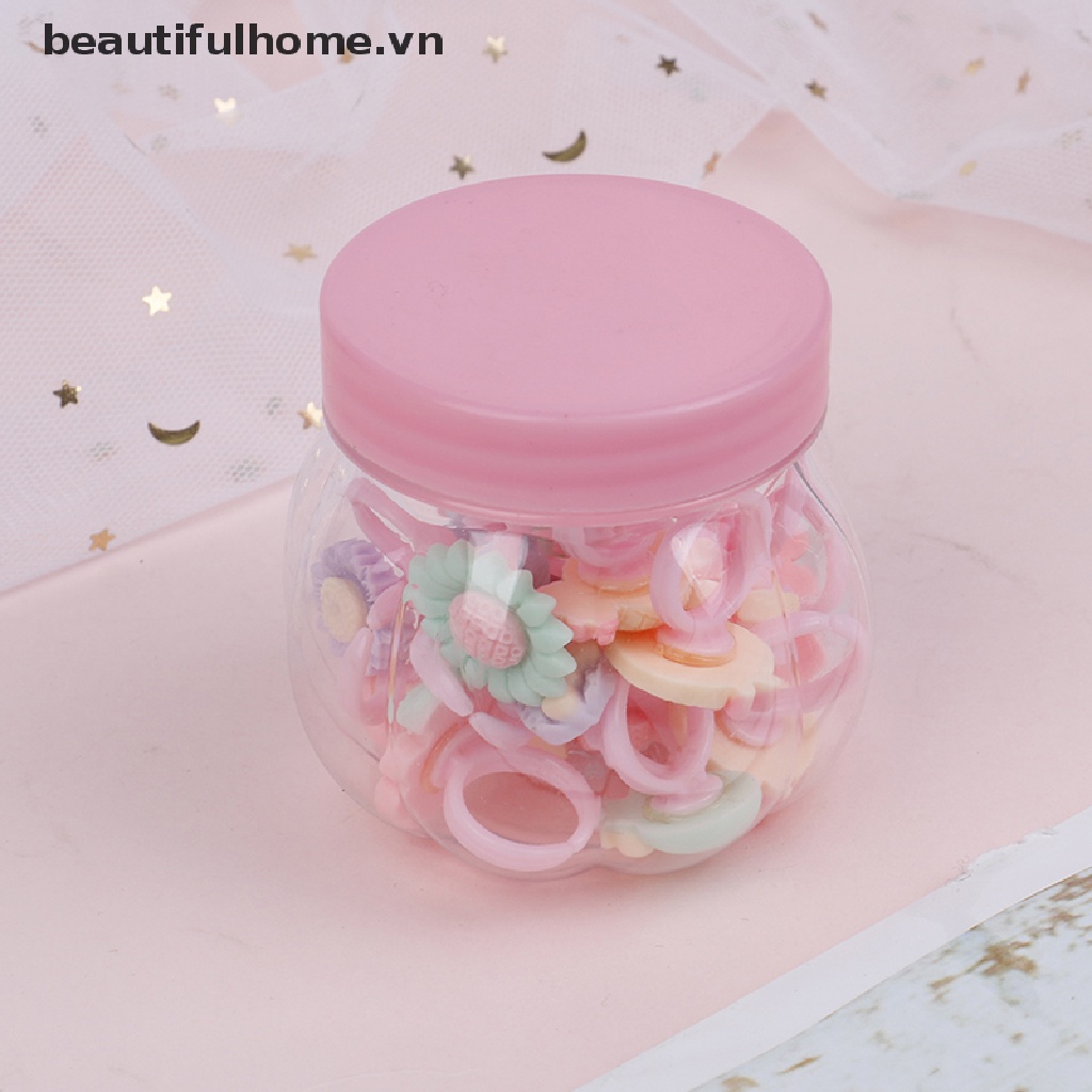 Bộ 20 Nhẫn Nhựa Nhiều Kiểu Dáng Cho Bé