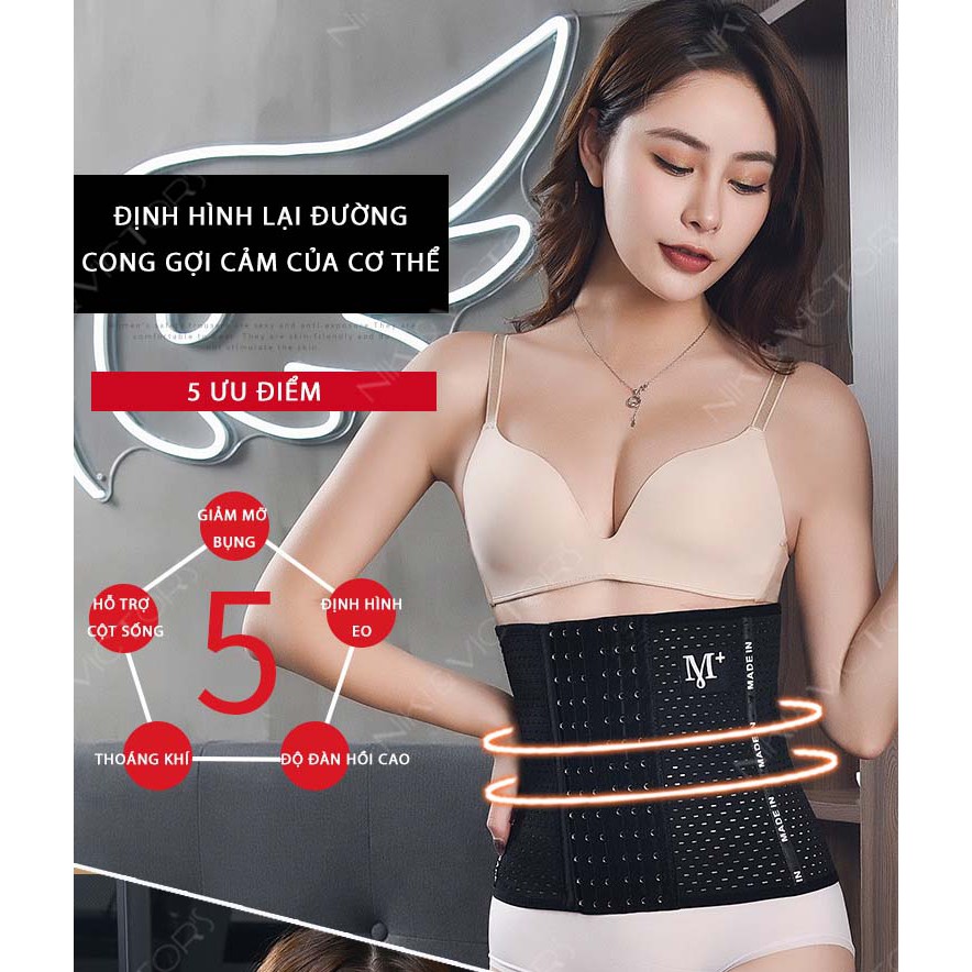 Gen Nịt Bụng Thế Hệ Mới Với 6 Nấc Cài Cao Cấp Đai Latex Gom Bụng Giảm Mỡ Sau Sinh An Toàn Sức Khỏe