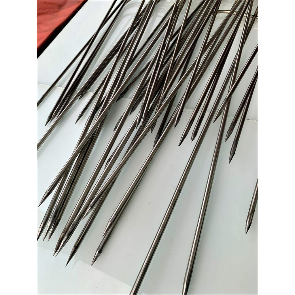 Cây xiên 3 nướng gà inox chống gỉ, cây xiên nướng vịt giá rẻ