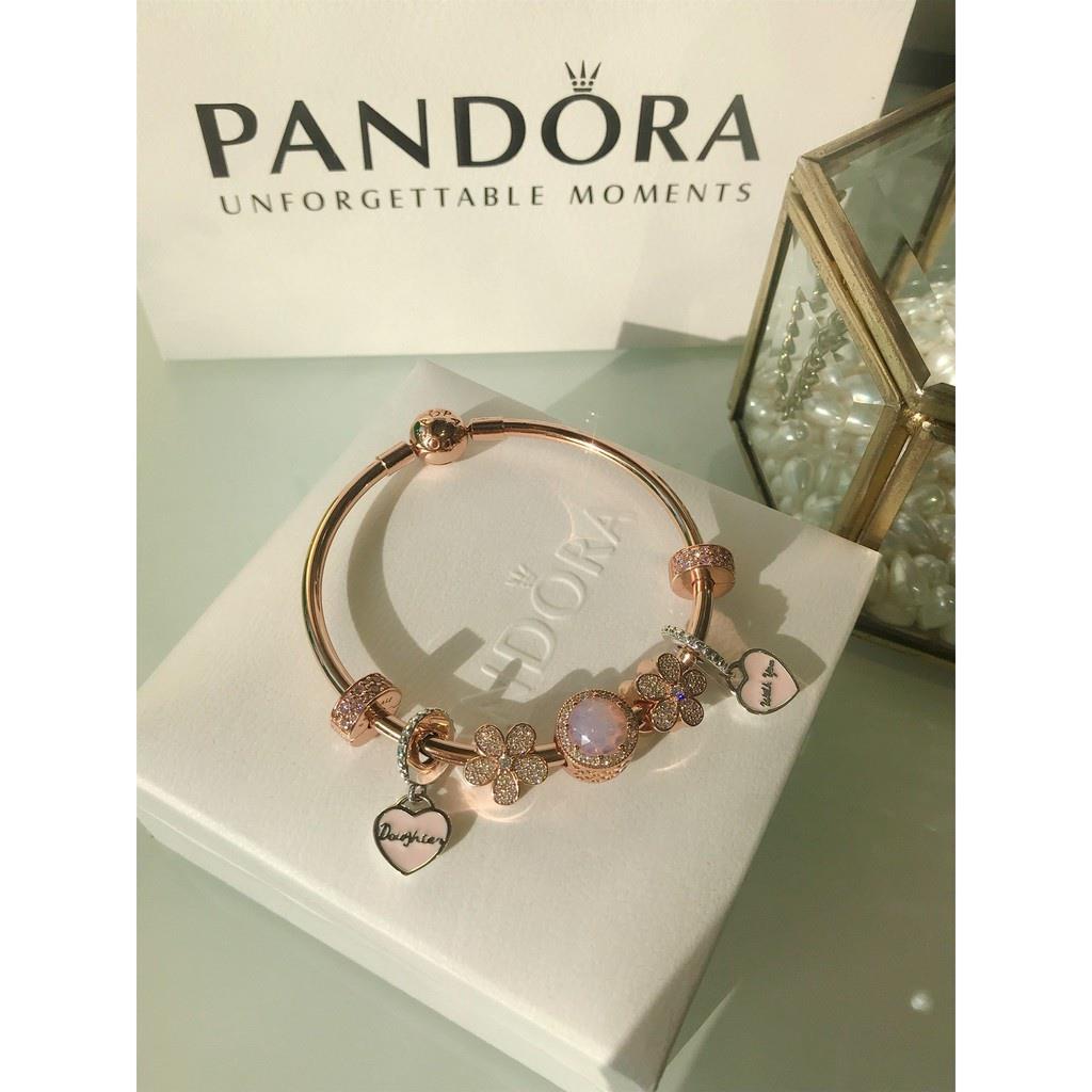 PANDORA _✿Vòng Tay Mạ Bạc 925 Mặt Hình Khinh Khí Cầu Thời Trang Cho Cặp Đôi s925 As