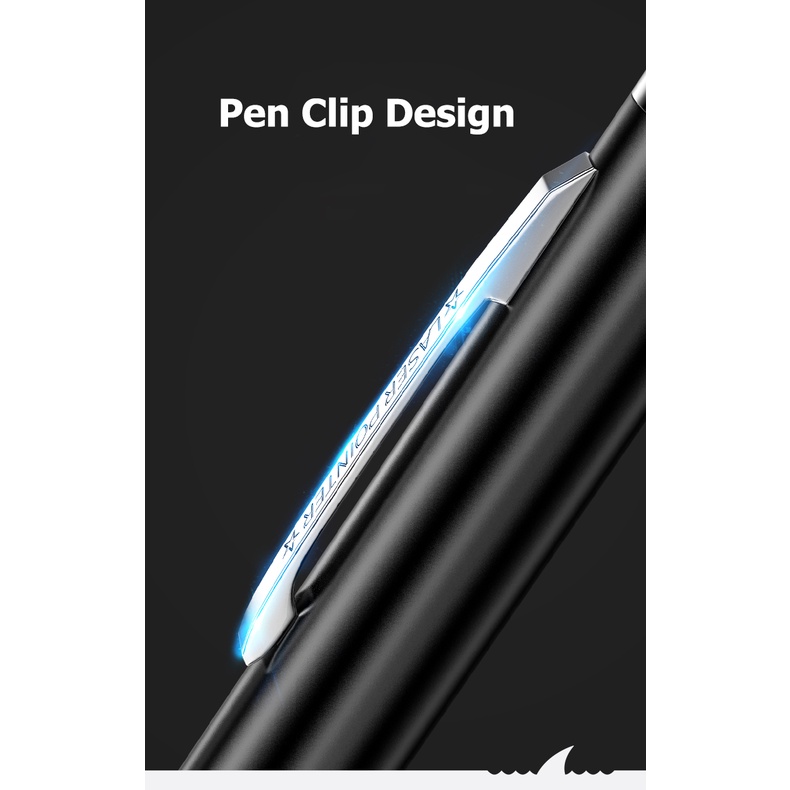 Đèn pin laser SMILING SHARK 1955 màu xanh lá cây / đỏ / tím có thể sạc lại USB