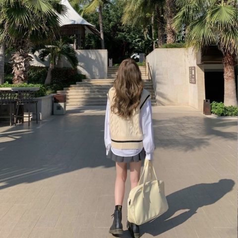 Áo gile phong cách hàn quốc - HÀNG CÓ SẴN