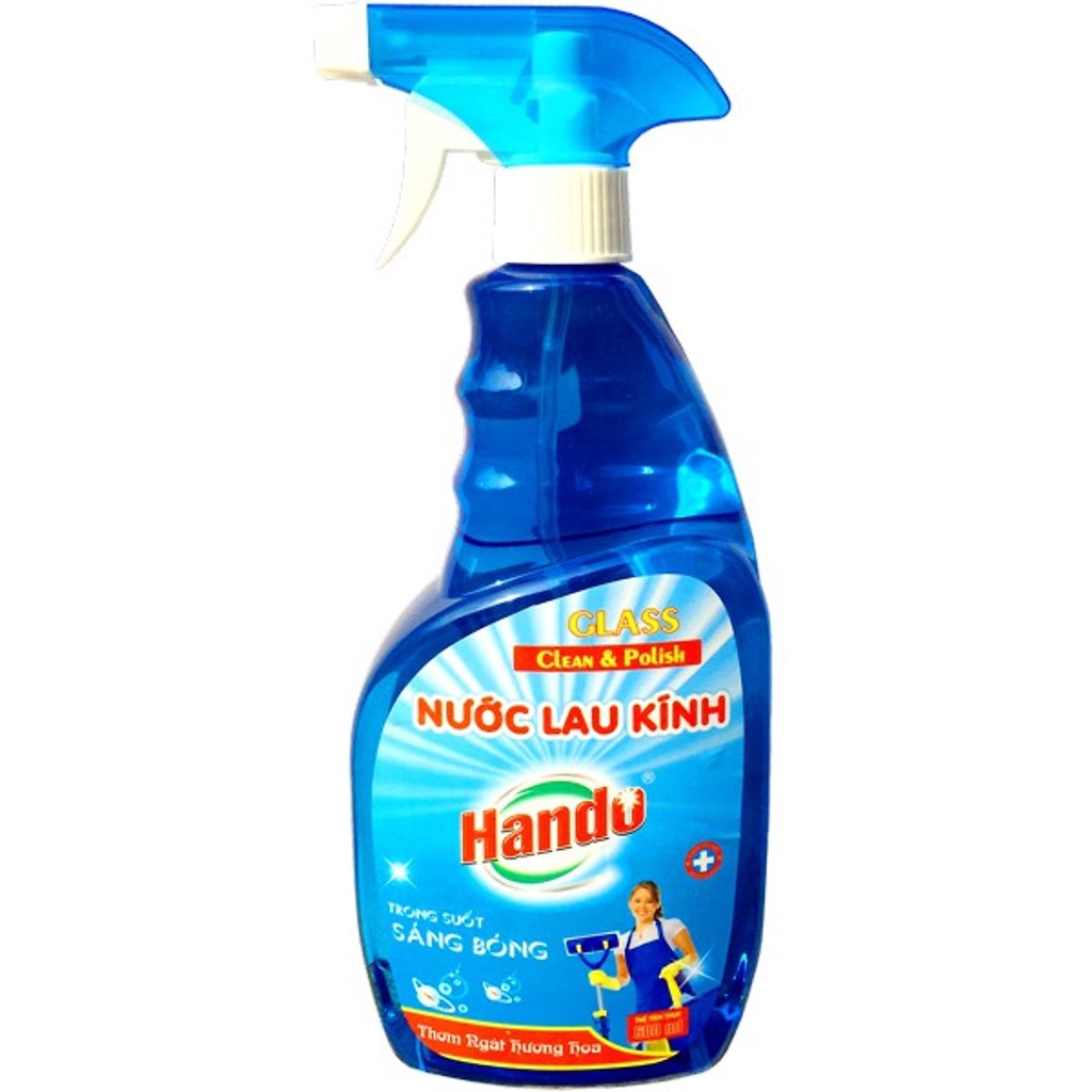 Nước lau kính sáng bóng hạn chế bám bụi Hương Thảo mộc 600ml