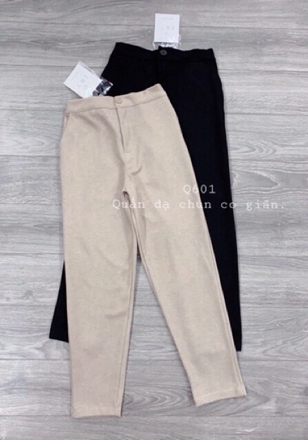 [ Mã FAMAYWA giảm 10K đơn 50K] Quần baggy dạ chun sau dành cho nữ | BigBuy360 - bigbuy360.vn