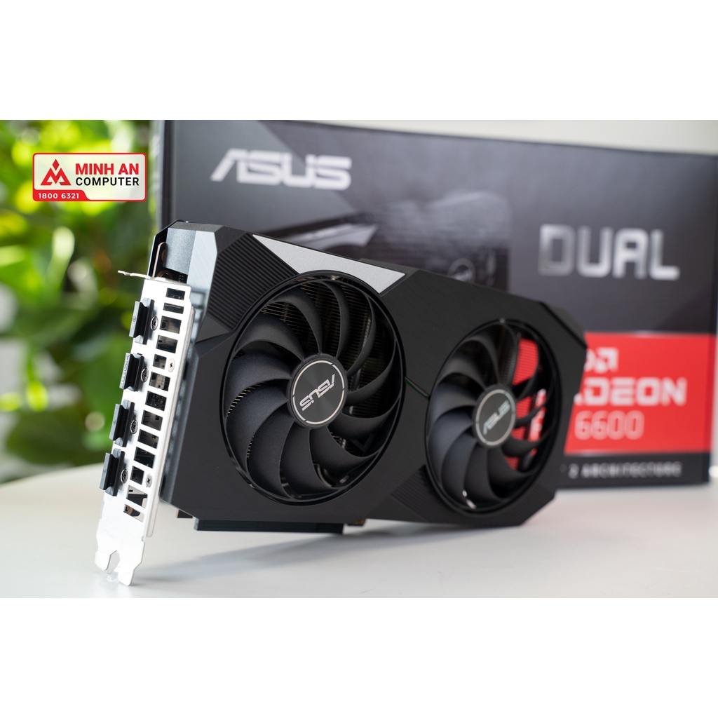 Card màn hình Asus Dual Radeon RX 6600 8GB (DUALRX66008G)