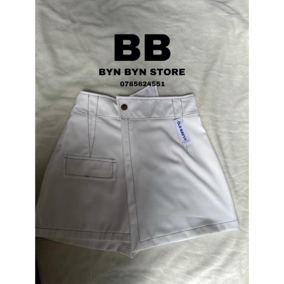 QUẦN  SHORT NỮ GIẢ VÁY CẠP CHÉO VIỀN CHỈ NỔI VV1 [Hàng Siêu Cấp] | BigBuy360 - bigbuy360.vn