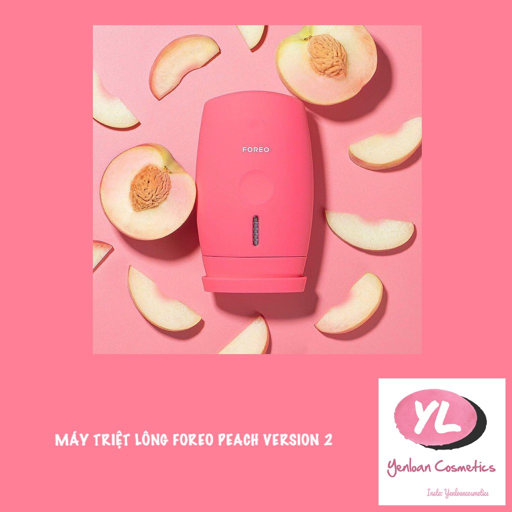 [Hỗ trợ mail hãng bảo hành] Máy triệt lông Foreo Peach Ver 2