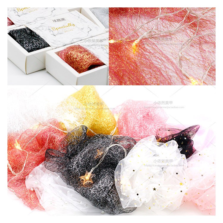 Ren Lưới Trang Trí Móng Chụp Ảnh Nail Loại Mới- Lưu giữ Khoảnh Khắc Đẹp (Lẻ 1 Cái 80*100)