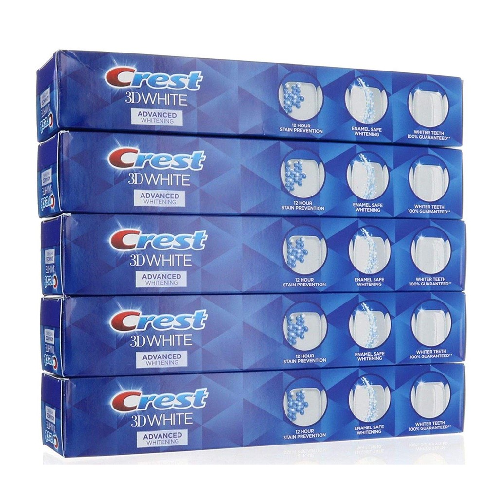 [Hàng Mỹ] Kem đánh răng làm trắng Crest 3D, Colgate