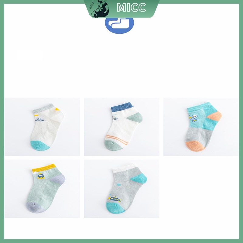 Vớ lưới mỏng MICCYBC thoáng khí dễ thương dành cho bé 0-12 tuổi