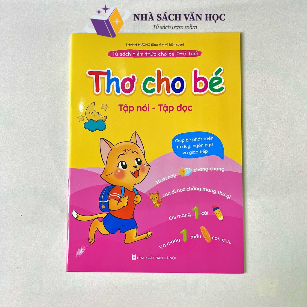 Sách - Tập Nói Tập Đọc - Combo 4 Quyển - Thơ Truyện Đồng Dao Câu Đố - Giúp Bé Phát Triển Tư Duy Ngôn Ngữ Và Giao Tiếp