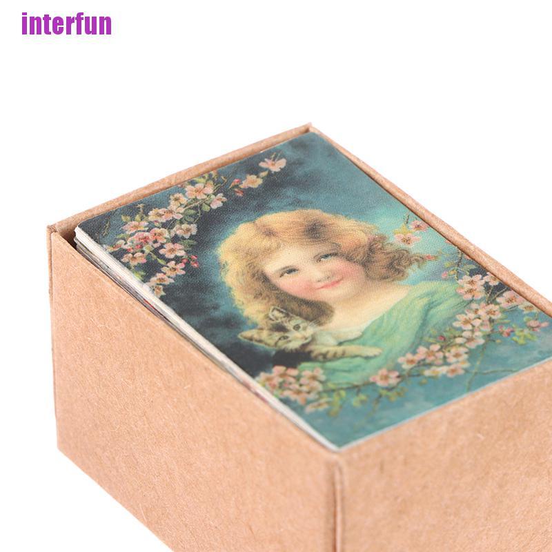 Set 100 Tấm Giấy kraft In Hoạ Tiết Cổ Điển Dùng Để Trang Trí Sổ Tay DIY