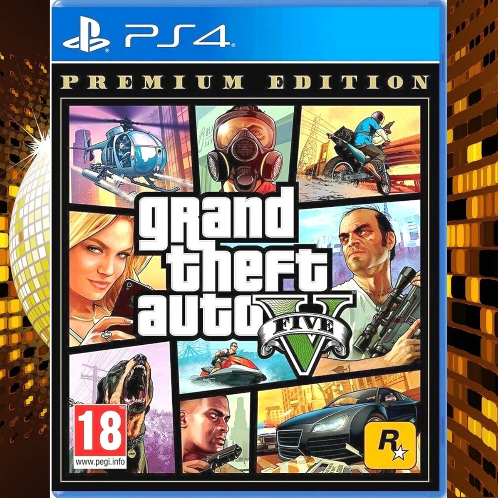 Tay Cầm Chơi Game Ps4 | Bd Cd Ps4 Ps 4 Games Gta V 5 Ps4 Ps 4