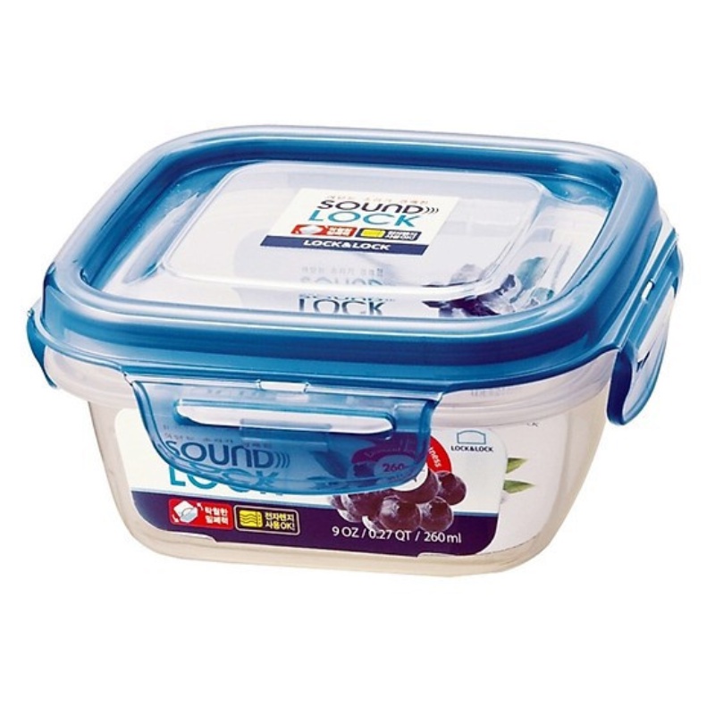 Hộp bảo quản Lock&Lock Sound Lock dung tích 240ml đến 1.5L hình chữ nhật LEP552 LEP511 LEP531 LEP532 LEP551