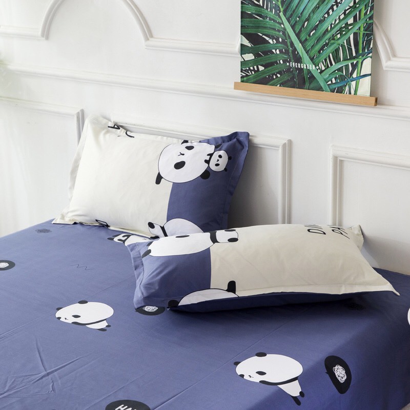 Trọn Bộ 4 Món Chăn Ga Mẫu Gấu Panda