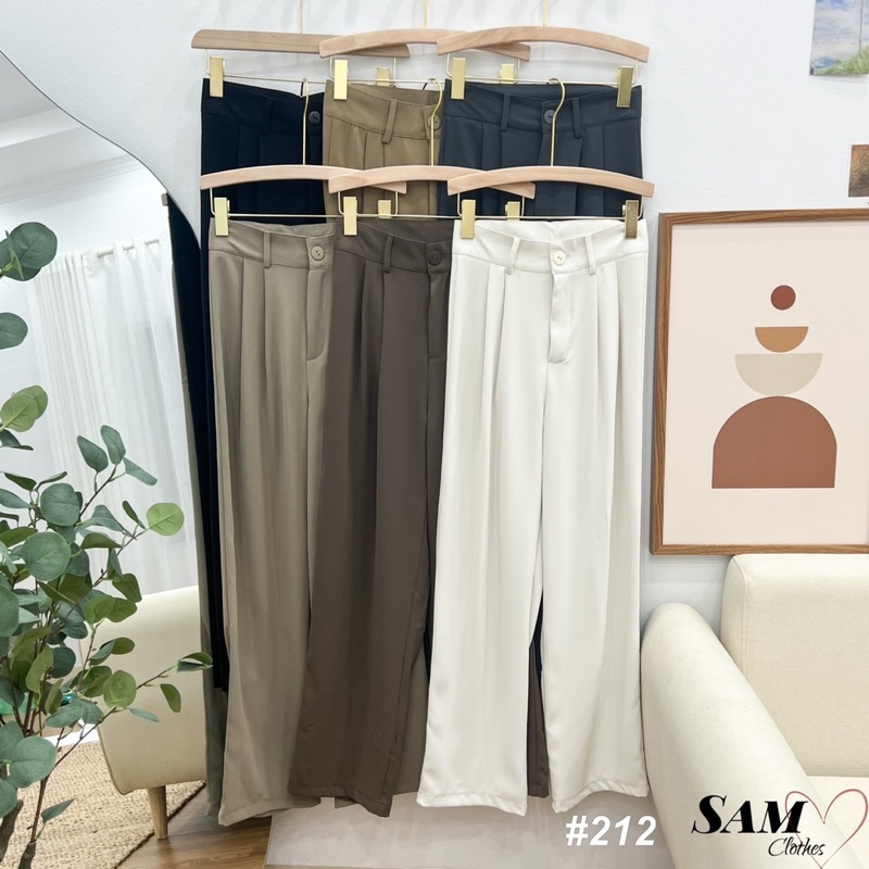 QUẦN SUÔNG LỤA 1 CÚC, QUẦN SUÔNG CÔNG SỞ MS21478