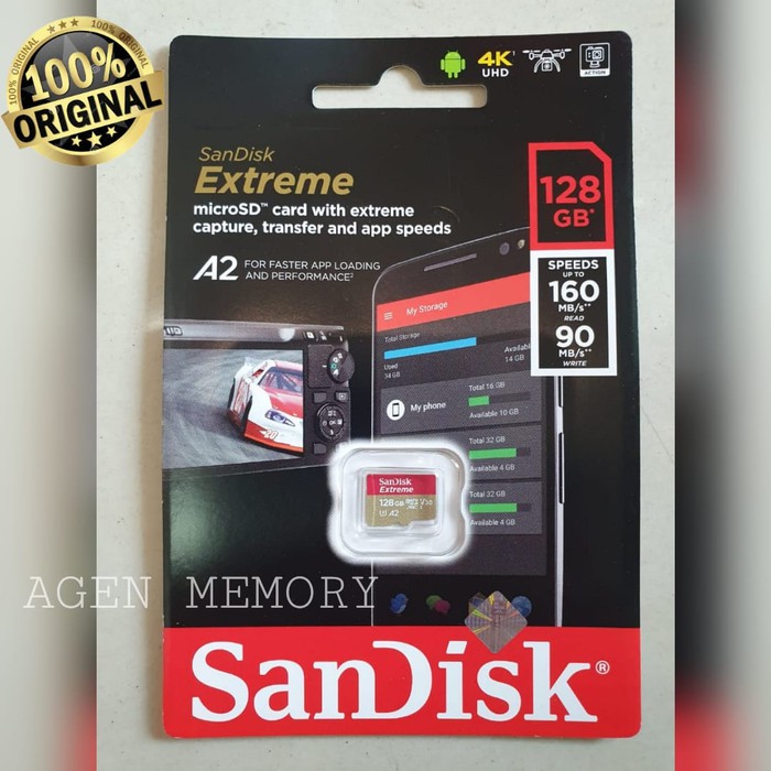 Thẻ Nhớ Sandisk 128gb 128gb Sdxc Microsd Micro Sd