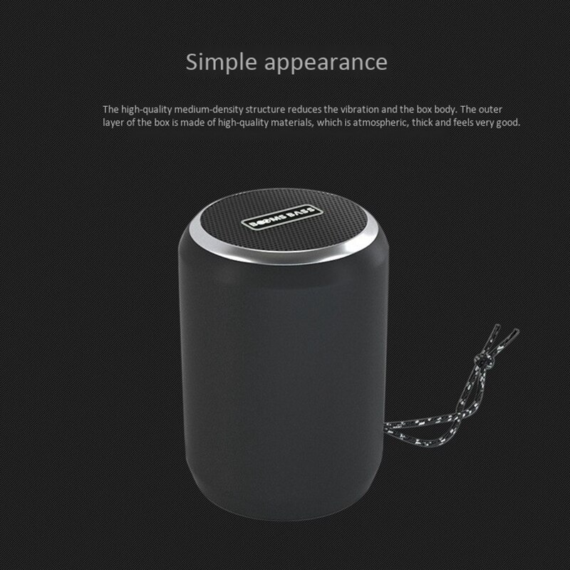 Booms bass-l3 - Portable Black Wireless Bluetooth speaker factory direct