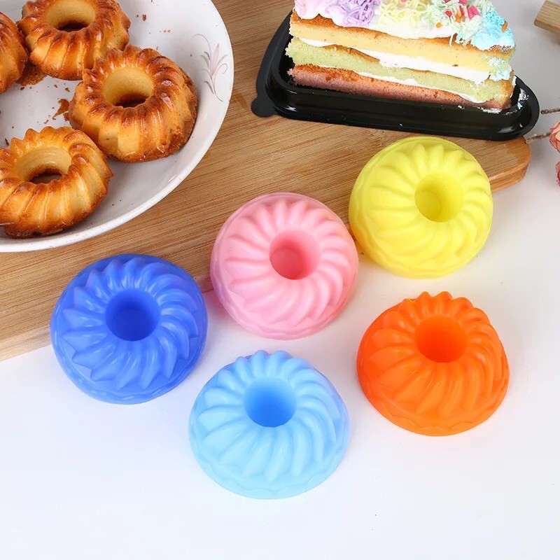 Bộ 6 khuôn muffin silicon