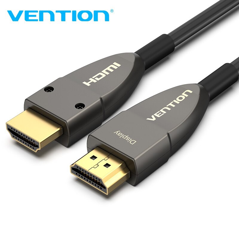 Dây cáp HDMI 2.0 sợi quang Vention đầu mạ vàng cao cấp, độ dài 10m-30m