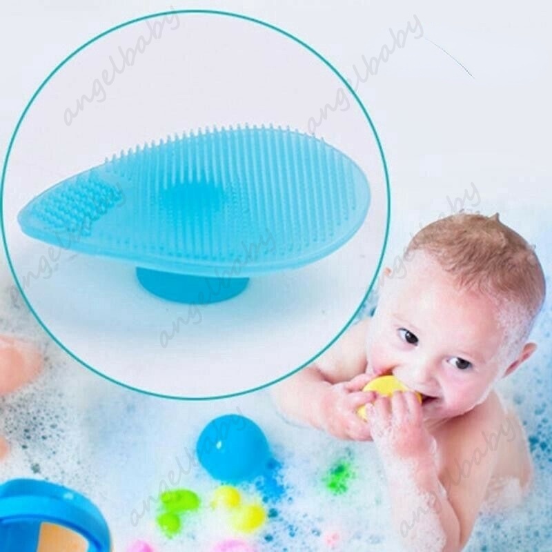 Bàn Chải Silicone Mát Xa Đầu Cho Bé