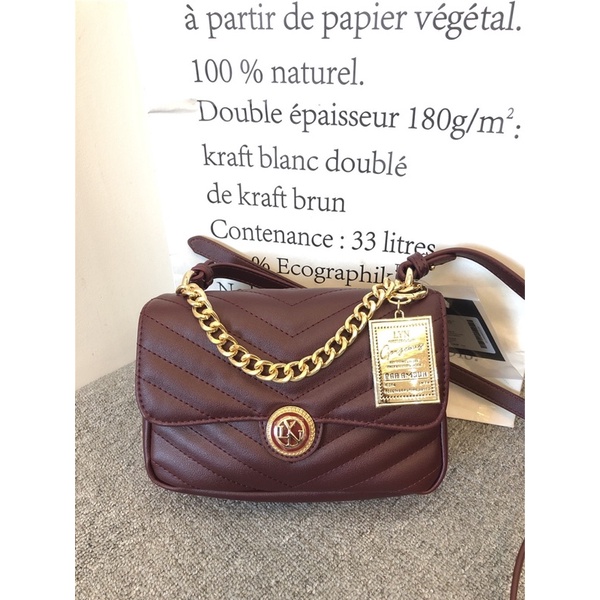 Túi L.Y.N full tag crossbody tag Gold- ORD