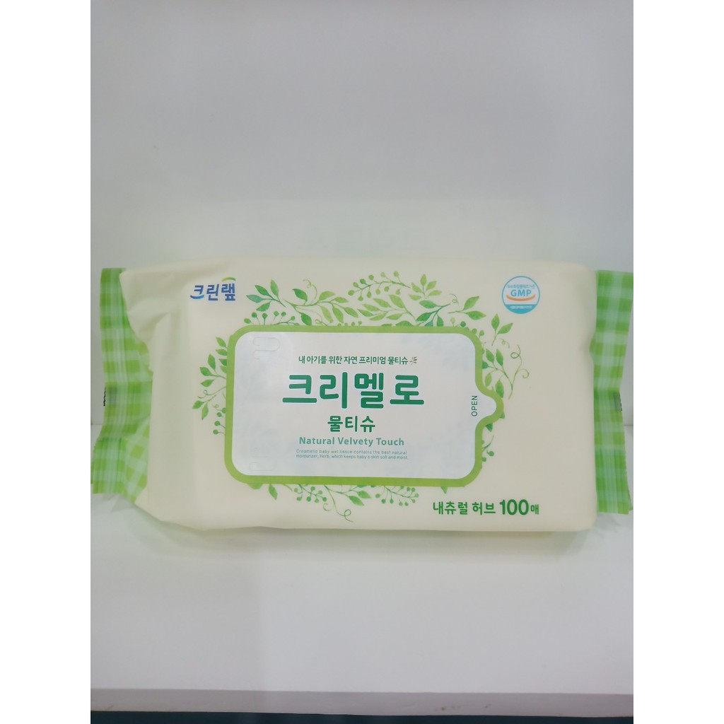 Khăn Giấy Ướt Thảo Dược Hàn Quốc Natural Soft (100 miếng) - 2201396