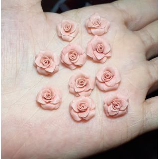 Hoa bột, hoa hồng gắn móng