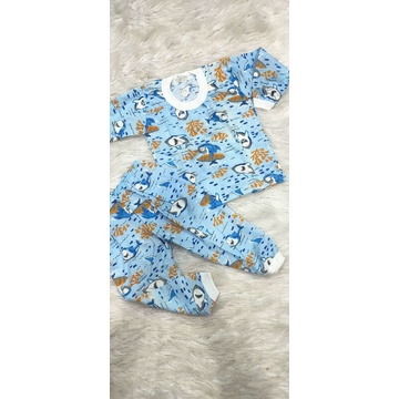 Bộ tay dài quần dài thun lạnh cho bé size nhí