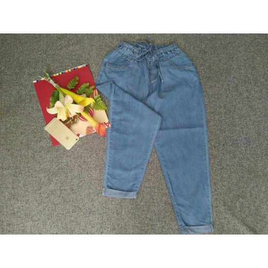 Sỉ & lẻ Quần Baggy denim lưng thun bao chất lun :))) | BigBuy360 - bigbuy360.vn