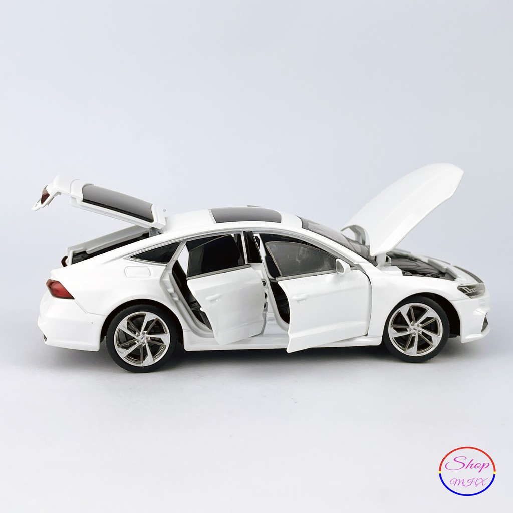 Xe mô hình sắt Audi A7 TẶNG BIỂN SỐ tỉ lệ 1:32 hãng Jackiekim