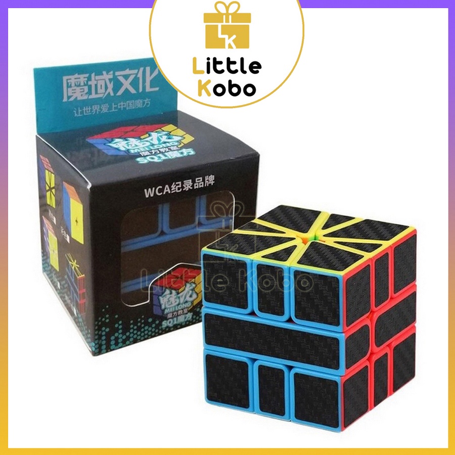 Bộ Sưu Tập Rubik Carbon MoYu MeiLong 2x2 3x3 4x4 5x5 Pyraminx Megaminx Skewb Square-1 SQ1 Tam Giác 12 Mặt Rubic