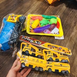 [Rẻ vô địch] COMBO 5 CHIẾC XE + KHAY HOA QUẢ CHO BÉ