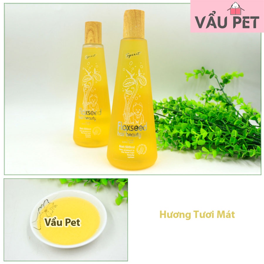 Sữa tắm cho chó Spirit Hair Beauty 500ml poodle, lông trắng, nhiều màu - Sữa tắm chó mượt lông Vẩu Pet Shop