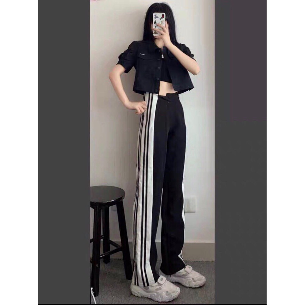 [Mã WASTMAY giảm 15% tối đa 30K đơn 150K] Quần Tây Ống Suông Dài 4 SỌC kéo khóa màu đen có size - BC100 | BigBuy360 - bigbuy360.vn