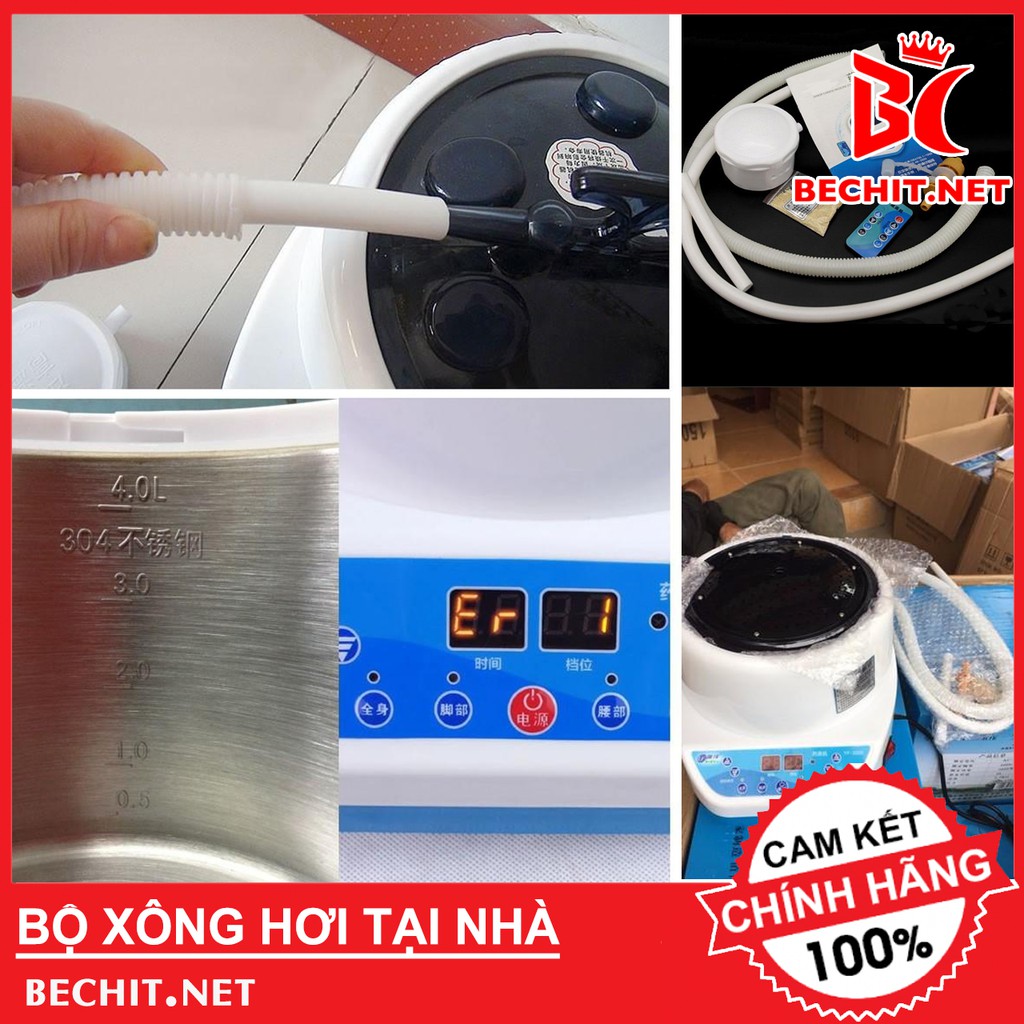 Combo Lều Xông Hơi Và Nồi Xông Hơi Bằng Điện 4 Lít Cao Cấp Chống Tràn