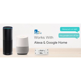 Công tắc Sonoff Basic (Hẹn giờ, điều khiển qua Wifi, Google Assistant, Alexa)