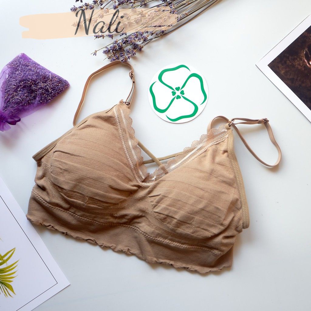 Áo bra ren dây mảnh, áp tập gym yoga NL040 | BigBuy360 - bigbuy360.vn