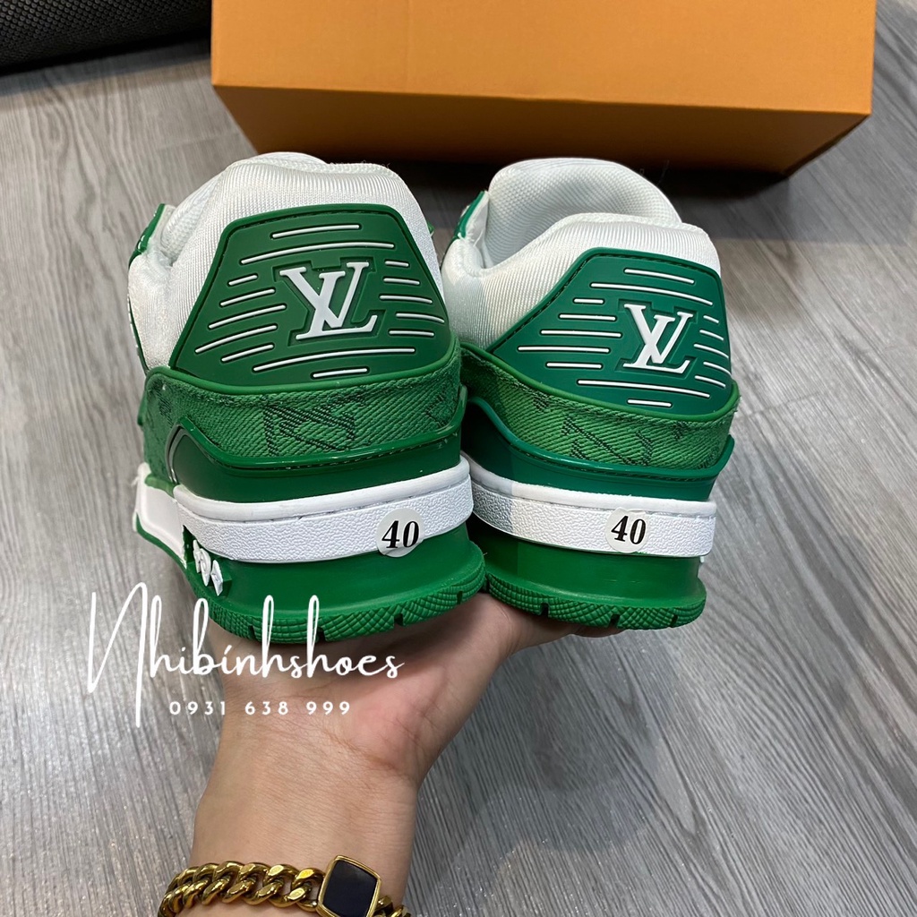 Giày thể thao LV xanh lá mới