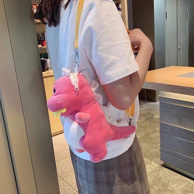 Túi đeo chéo thiết kế hình khủng long dễ thương - Túi Đeo Chéo Nữ