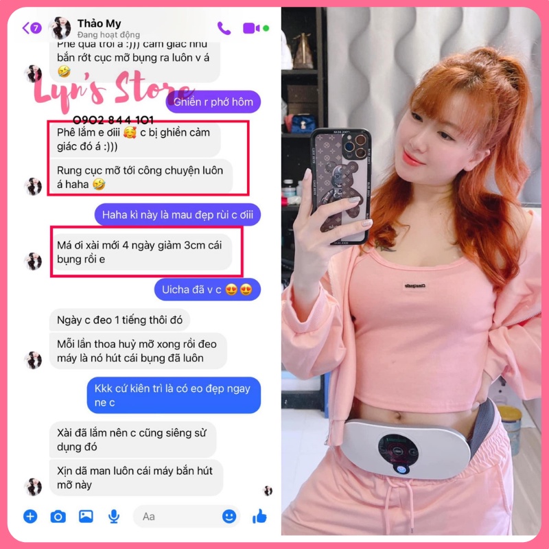 Máy bắn hủy mỡ Sbody, không xâm lấn, công nghệ đỉnh cao đánh bay 10 cm vòng bụng, an toàn cho mẹ sau sinh
