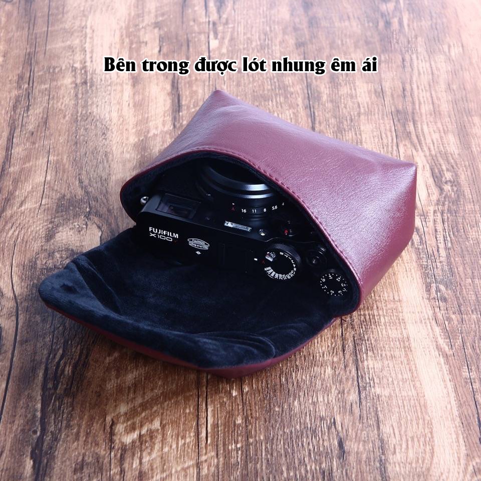 Bao Da Đựng Máy Ảnh Du Lịch Compact - X100F, X100V X70 X100s G7XIII G5XIII ZV1 GRIII l Túi đựng máy ảnh nhỏ G7X II GRII