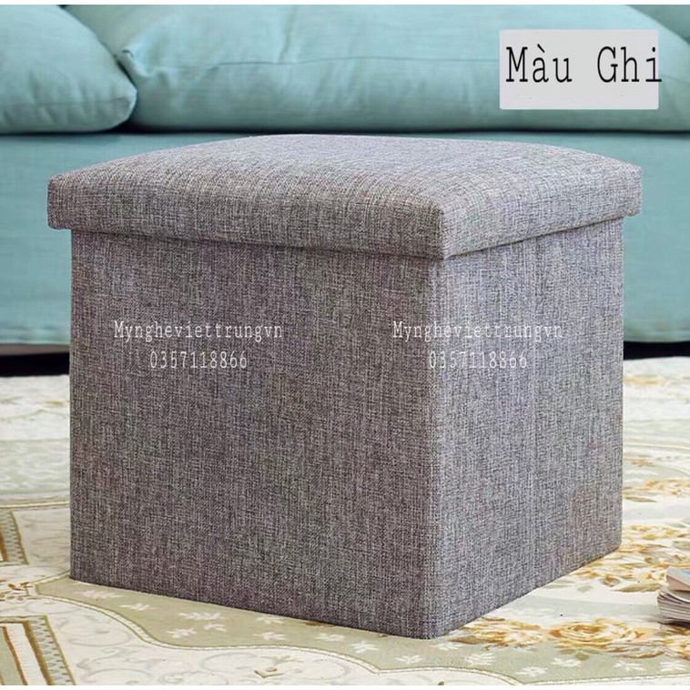 [Giá tốt] Ghế hộp tiện lợi 31*31*31 Ghế ngồi kiêm hộp đựng đồ