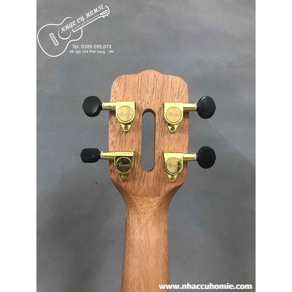 ĐÀN UKULELE CONCERT 23'' KHUYẾT CUKE KHÓA GOLD