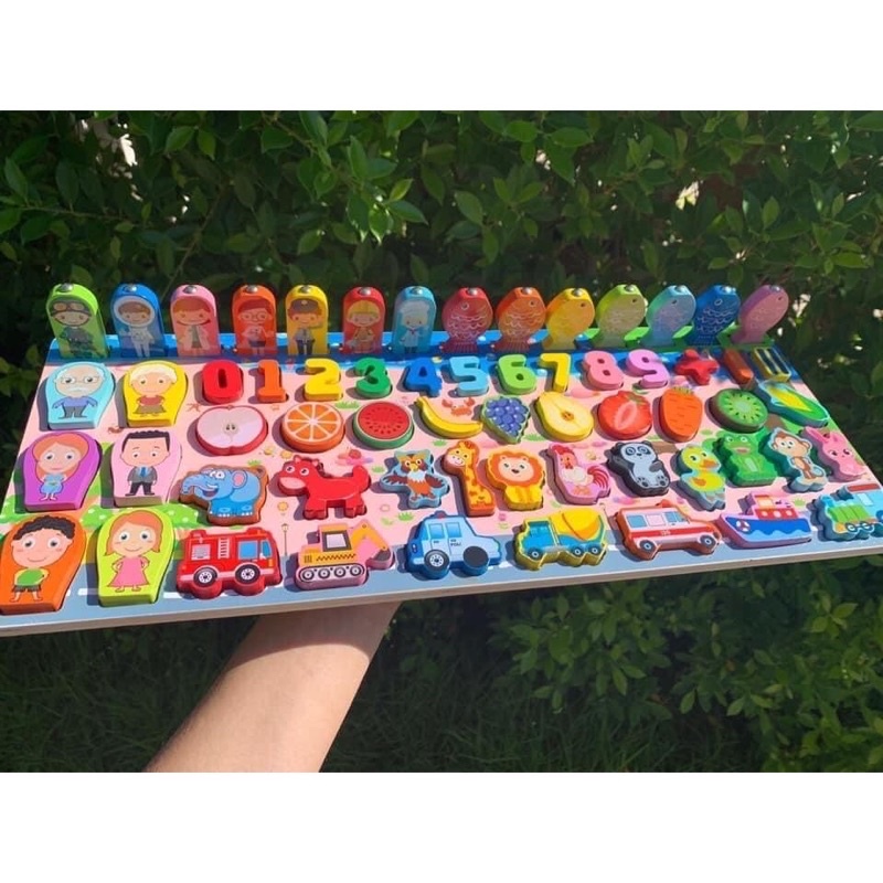 Đồ Chơi Câu Cá Học Số Đa Năng 5 Trong 1-Đồ chơi thông minh sáng tạo