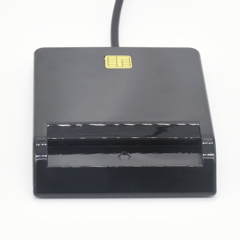 Portable Usb Sim Smart Card Reader Bank Card Ic / Id Emv Tf Mmc Card Readers