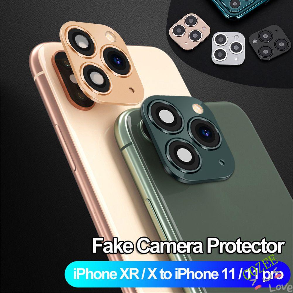Ốp Điện Thoại Mặt Kính Giả Camera Nhiều Màu Sang Trọng Cho Iphone Xr X 11 Pro Max