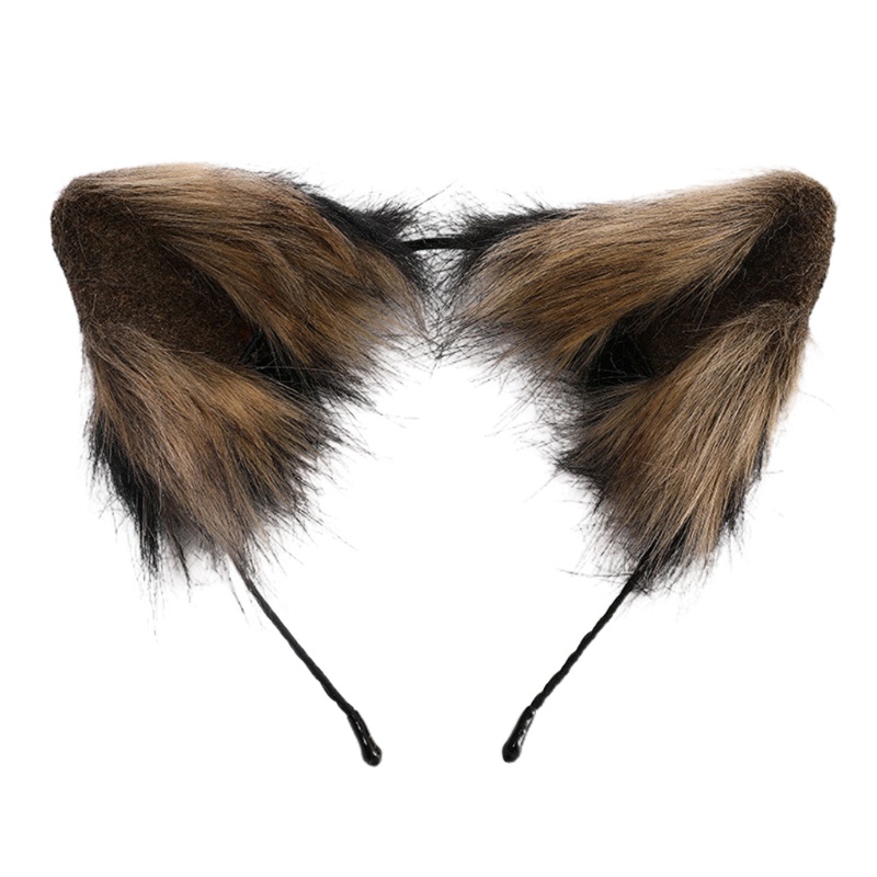Băng Đô Tai Mèo Phối Lông Xù Đáng Yêu Dành Cho Hóa Trang Halloween